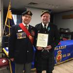 Bob Collins Awarded Merit Certificate