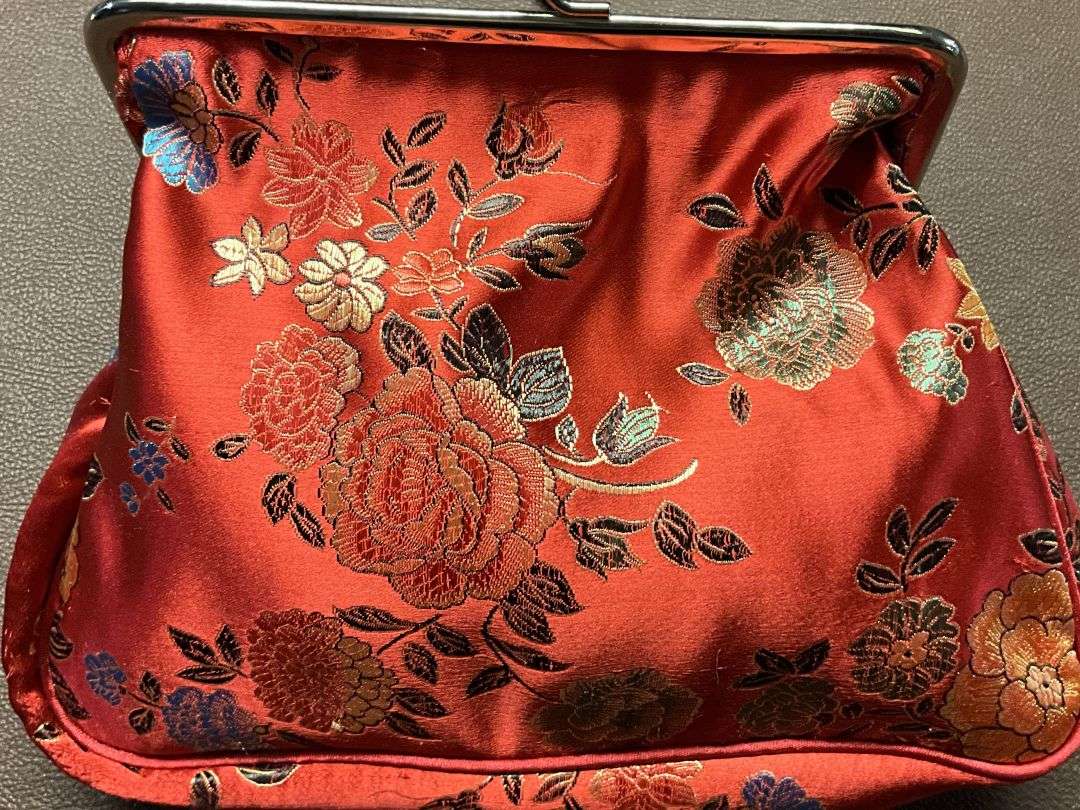 Bright Red Clutch Purse