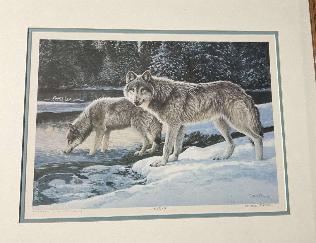 At the Stream Large Framed Picture