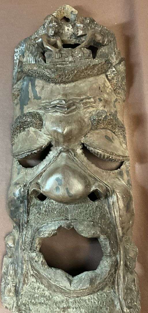 Hand Carved African Ebony Mask