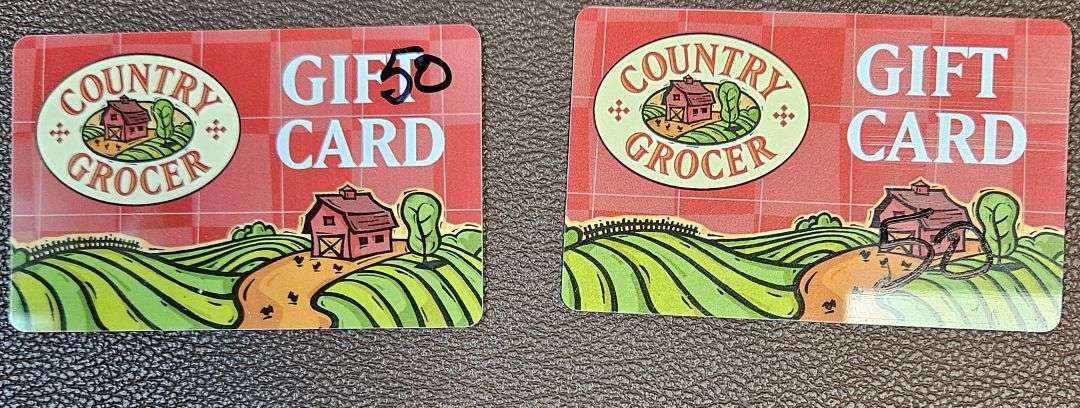 $100 in Country Grocer Gift Cards
