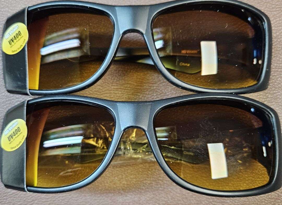 Pair night vision wraparound glasses
