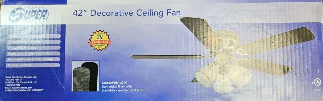 42 Inch Wisper Ceiling Fan