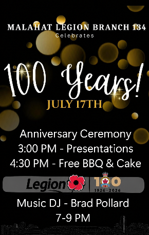 Malahat Legion Centenary Celebration