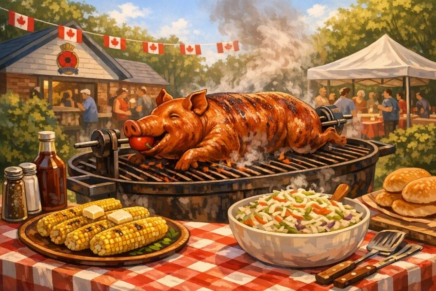 PIg Roast Dinner Fundraiser