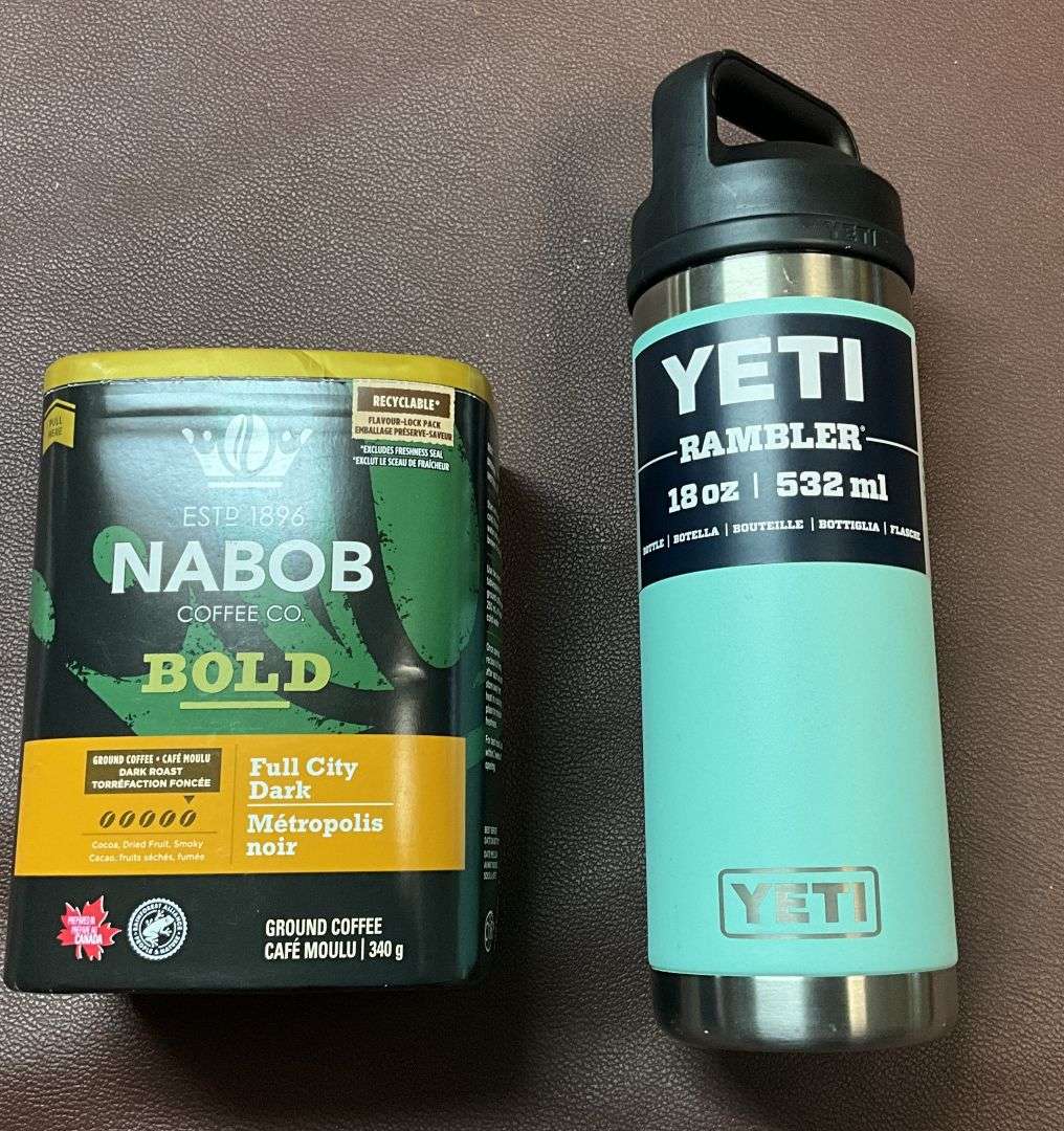 Yeti Travel Mug with Rich Coffee