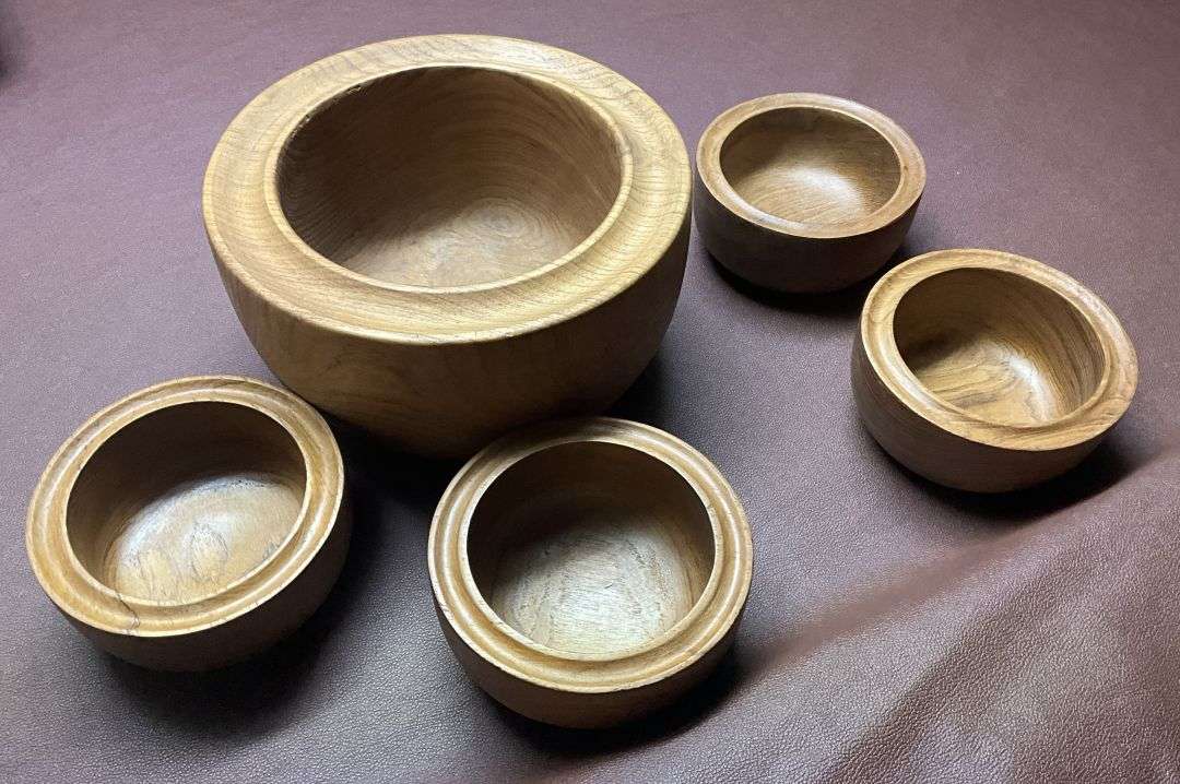 Teak Salad Bowls