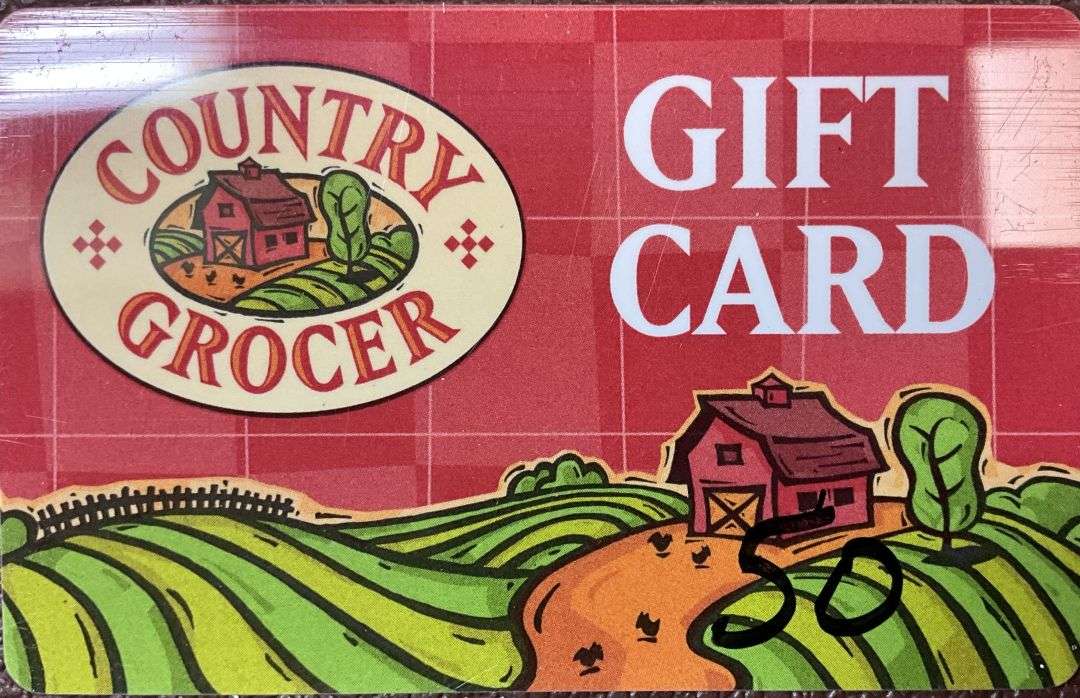 $50 Couuntry Grocer Gift Card