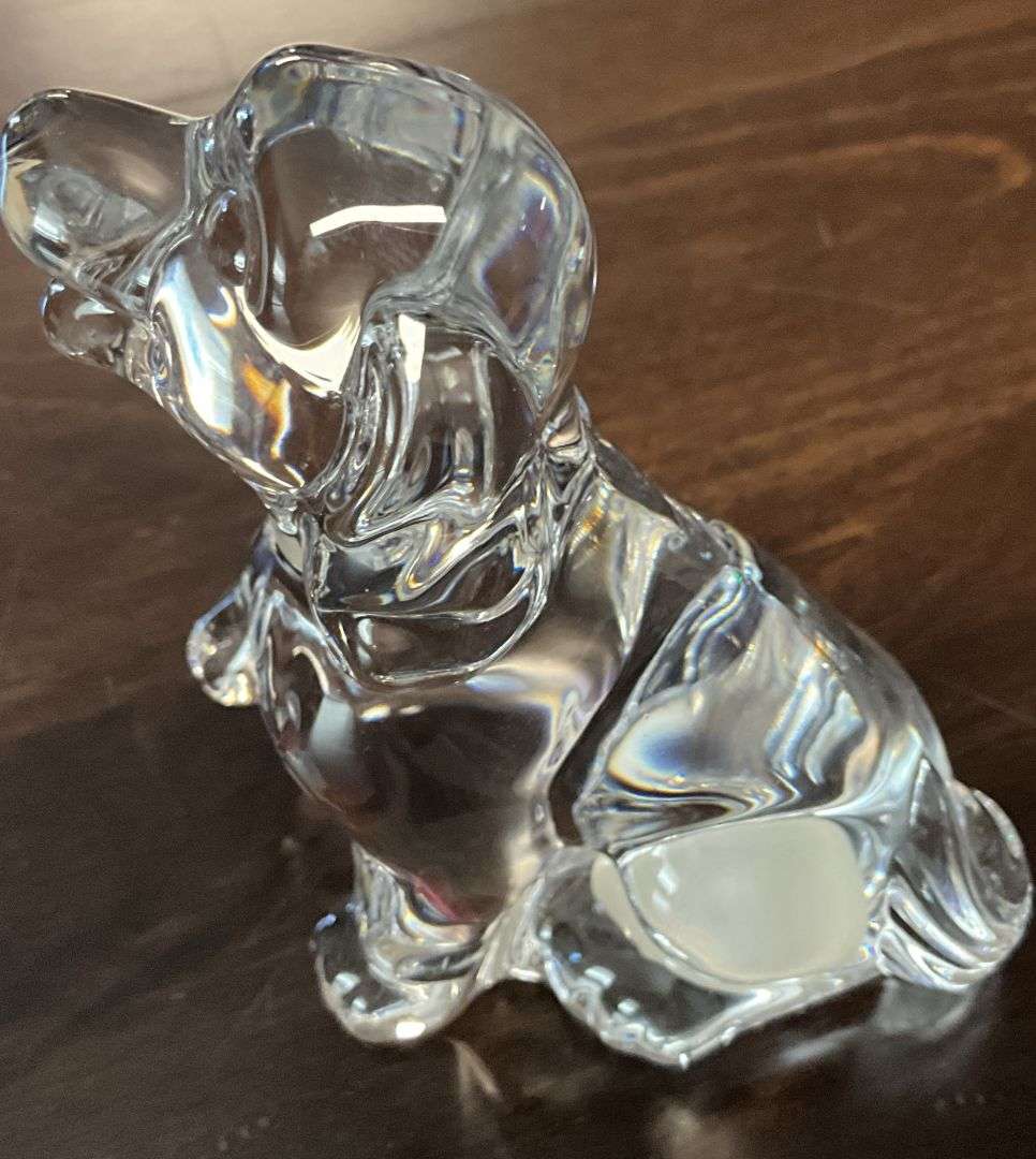 Crystal Glass Dog