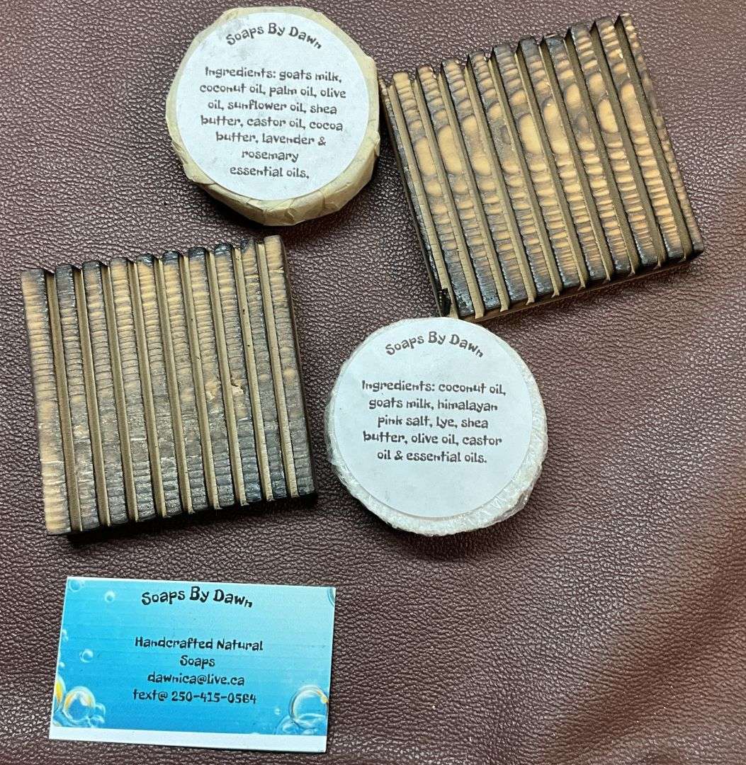 Soap Bars & Hand-made Holders