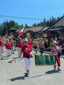 The Legion's Young Senior's Action Group (YSAGS) in the parade too.