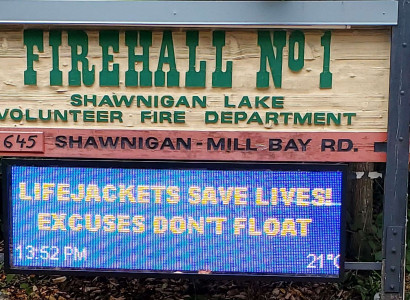 Yet another message from the firehall. These are updated regularly every 5 minutes or so.